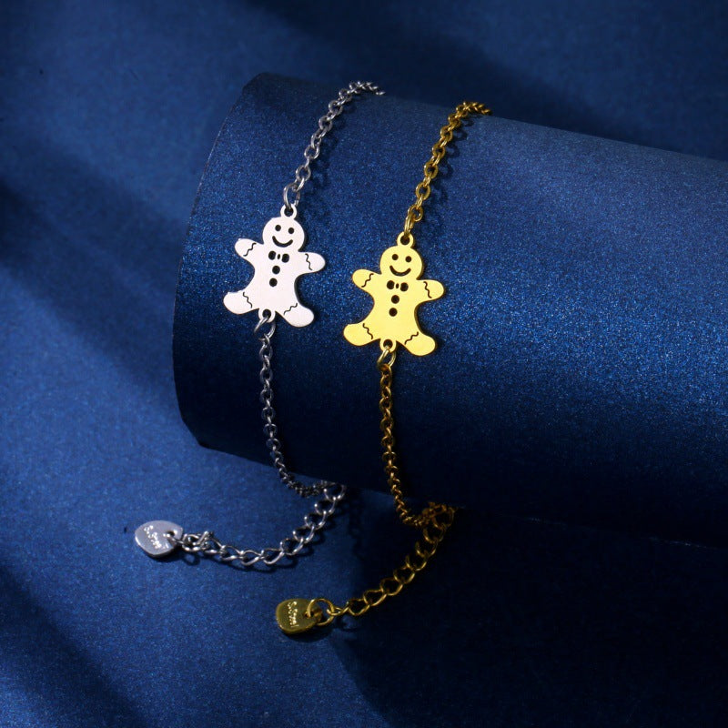 jewelry snowman bracelet, a cute and feminine Christmas design pendant