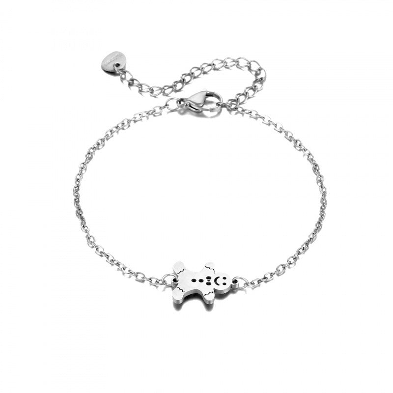 jewelry snowman bracelet, a cute and feminine Christmas design pendant