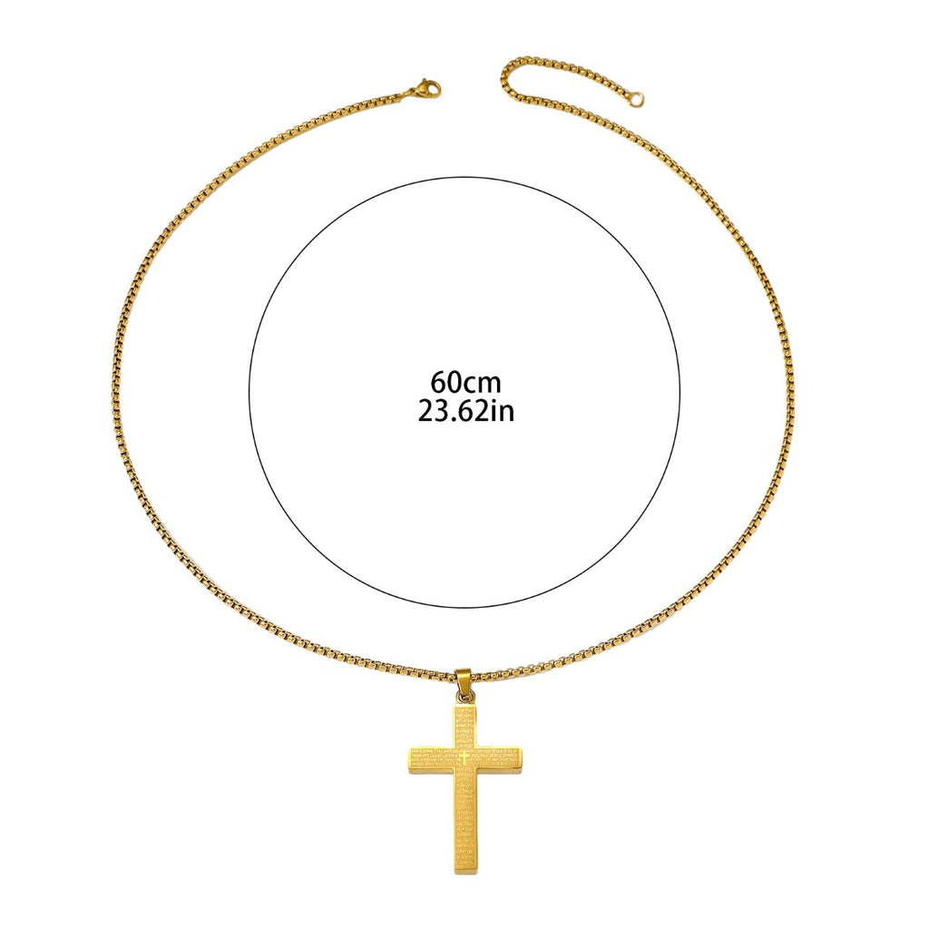 Cross-shaped pendant