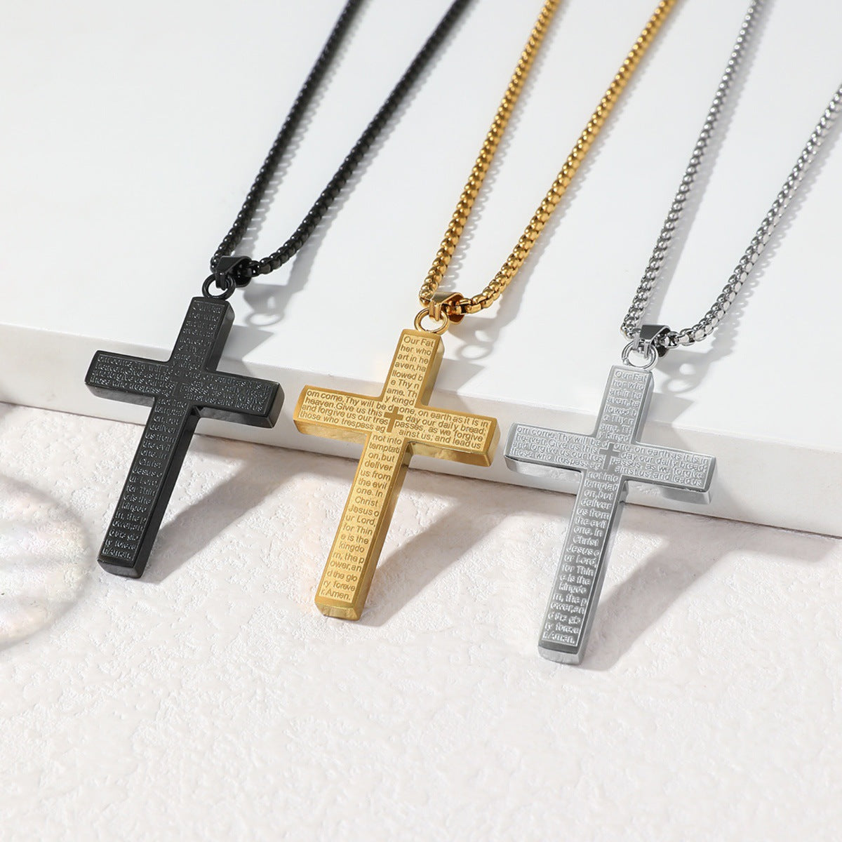 Cross-shaped pendant