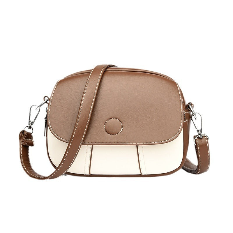 High-end women's bag design, crossbody bag, mini round bag, versatile, single-shoulder women's bag, trendy