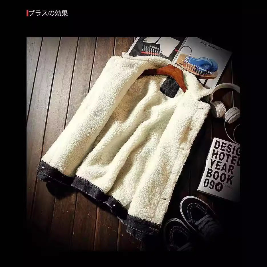 DenimGuard - Denim vinterjakke til mænd | Stilfuld beskyttelse til kolde dage