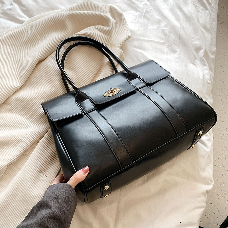 Large-capacity tote large bag, a briefcase for women's autumn and winter commuting, a high-quality lady's handbag