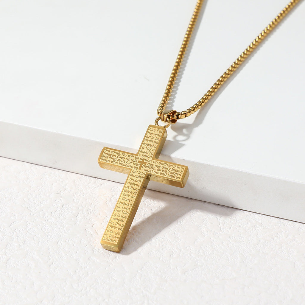 Cross-shaped pendant