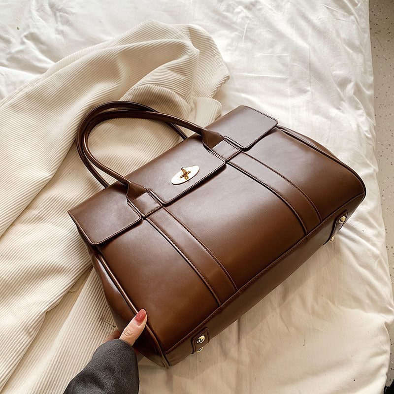 Large-capacity tote large bag, a briefcase for women's autumn and winter commuting, a high-quality lady's handbag