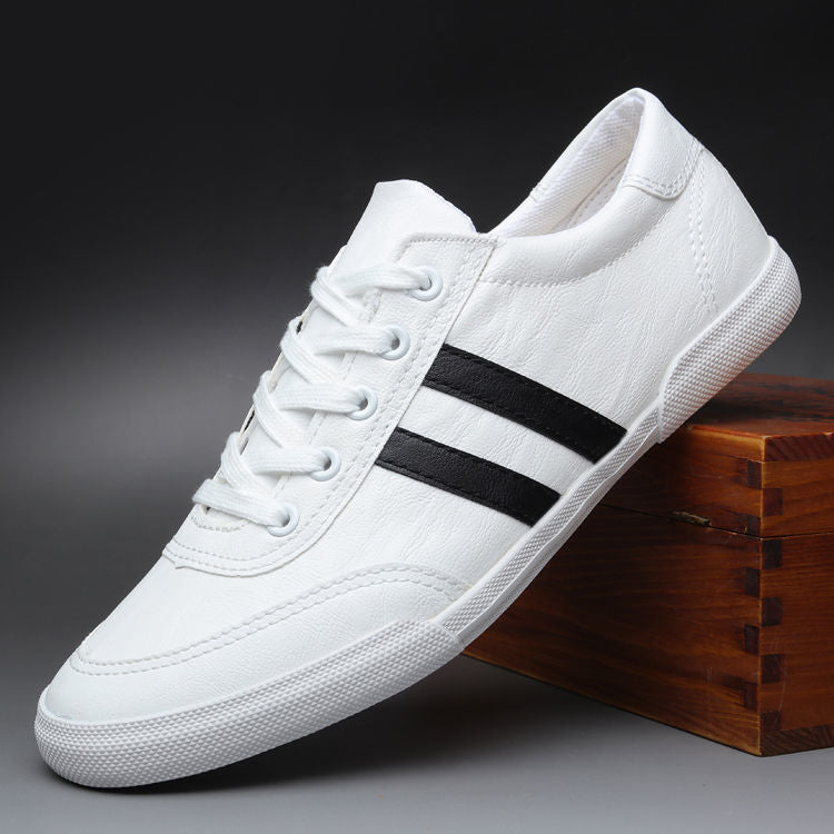 Men's shoes, trendy shoes, casual anti-odor leather shoes, men's driving board shoes, British crocs