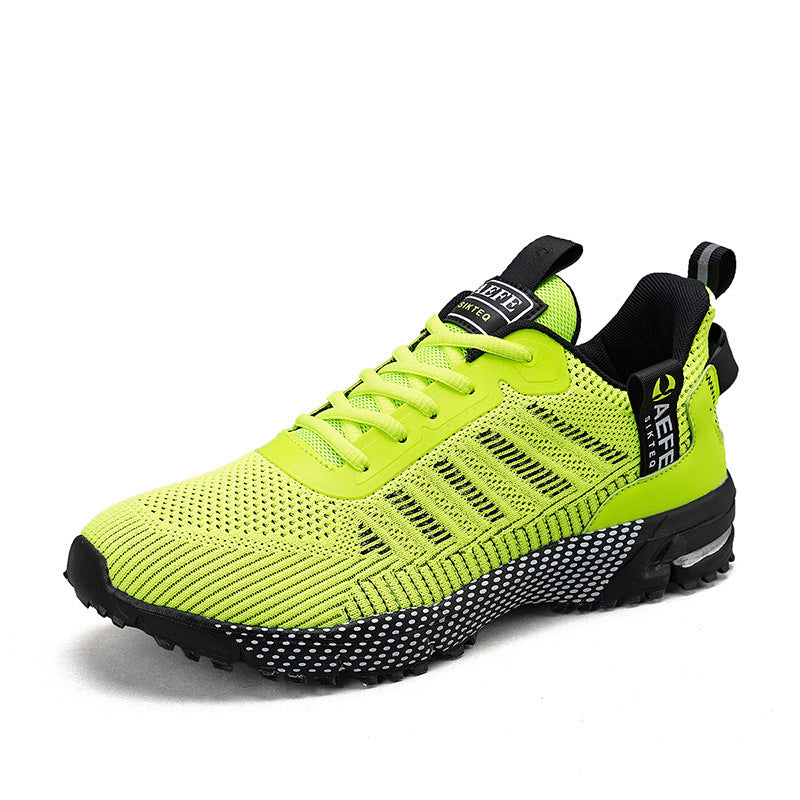 Large-sized men's mesh lightweight running shoes, outdoor hiking casual trendy shoes